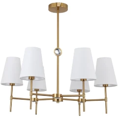 A4104LM-6PB Arte lamp DEBORA Подвесная люстра на штанге на 6 плафонов