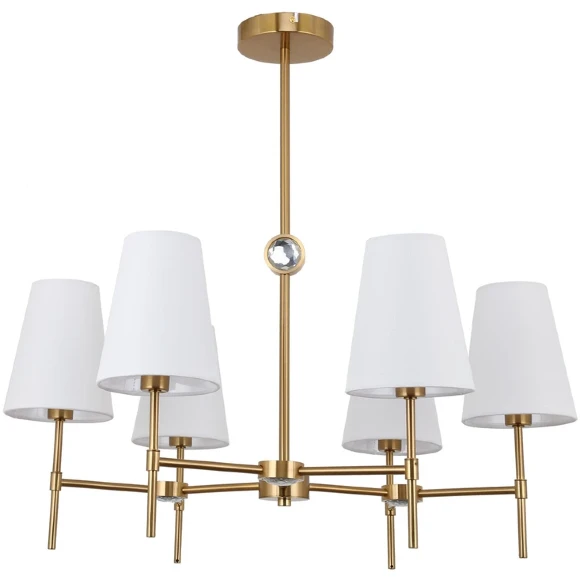 A4104LM-6PB Arte lamp DEBORA Подвесная люстра на штанге на 6 плафонов