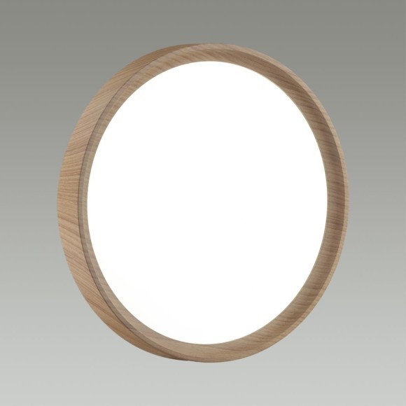 7603/CLN Светодиодный настенно-потолочный светильник 33см 36Вт 4000К 3784лм IP43 WOODI