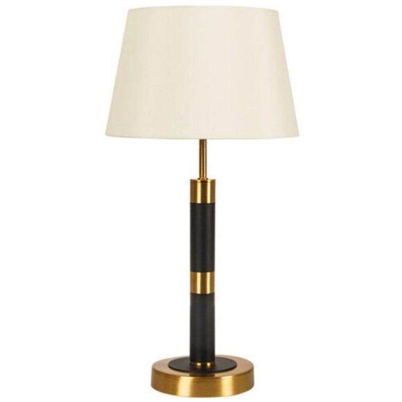 A5066LT-1BK Декоративная настольная лампа с белым тканевым абажуром под лампу Е27 Arte Lamp ROBERT