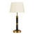 A5066LT-1BK Декоративная настольная лампа с белым тканевым абажуром под лампу Е27 Arte Lamp ROBERT