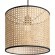 Подвесной светильник с плафоном из ротанга с лампой E27 Freya Mixture FR5483PL-01B