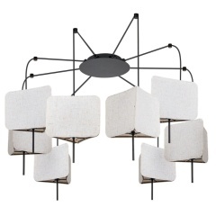 Подвесная люстра Arte Lamp TRIXIE A7084SP-8BK