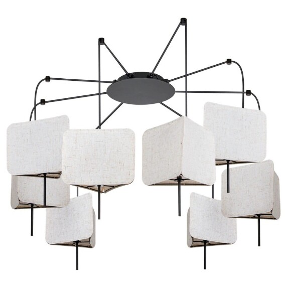 Подвесная люстра Arte Lamp TRIXIE A7084SP-8BK