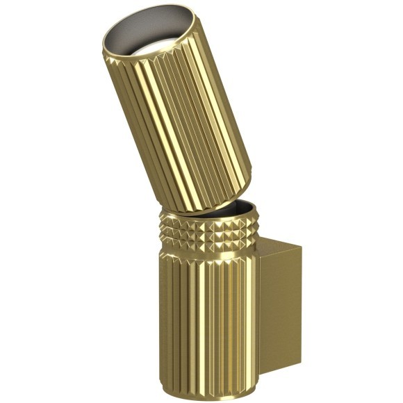 MOD475WL-02BS Настенный латунный поворотный светильник (бра) Maytoni под 2 сменных лампы GU10, без выкл. на корпусе