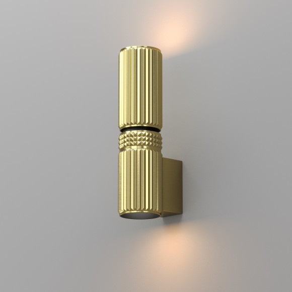 MOD475WL-02BS Настенный латунный поворотный светильник (бра) Maytoni под 2 сменных лампы GU10, без выкл. на корпусе