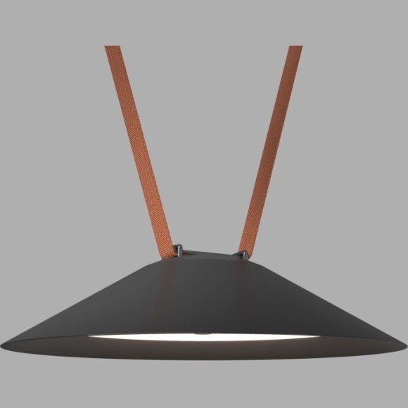 DK5664-BK Cветильник для трека-ремня Belty Smart, серия Flow, со светодиодом, D300*H71мм, 48V DC, 20W, RA90, 120°, 2700-6500K, IP20, черный, алюминий