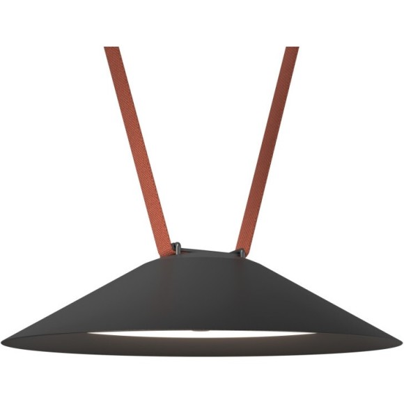 DK5664-BK Cветильник для трека-ремня Belty Smart, серия Flow, со светодиодом, D300*H71мм, 48V DC, 20W, RA90, 120°, 2700-6500K, IP20, черный, алюминий