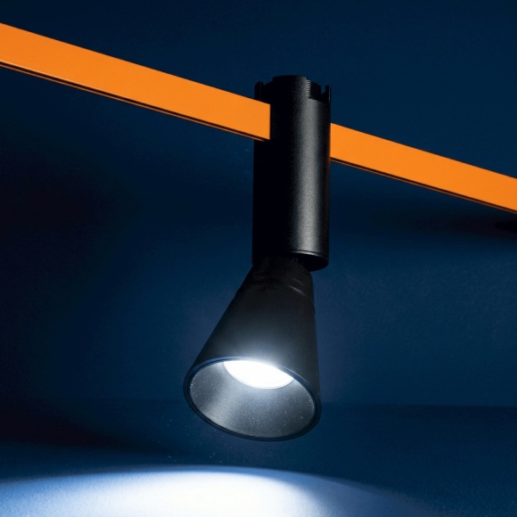 Светильник трековый 48V 6W 4000K 36° черный Due Hermes Lightstar 210847