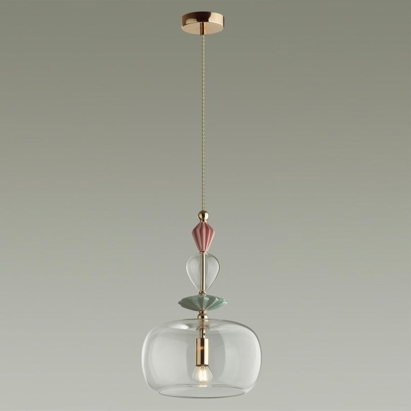 Подвесной светильник с 1 плафоном Odeon Light 4855/1A BIZET под лампу 1xE14 1*40W