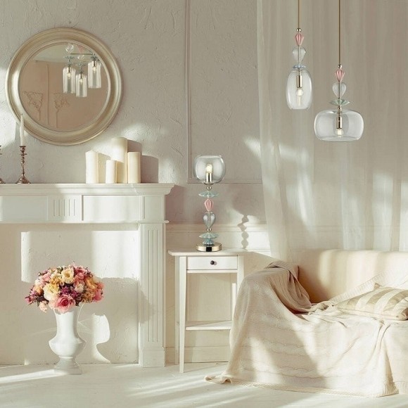 Подвесной светильник с 1 плафоном Odeon Light 4855/1A BIZET под лампу 1xE14 1*40W