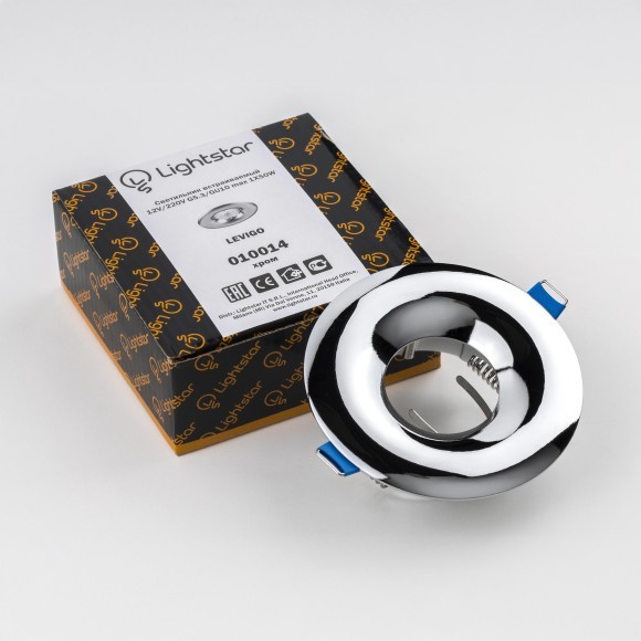 Встраиваемый светильник Lightstar 10014 Levigo под лампу 1xGU10 50W