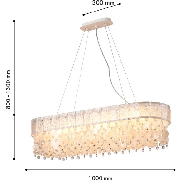 Хрустальная подвесная классическая люстра Favourite Modus 4782-10P Хрустальная подвесная классическая люстра Favourite Modus 4782-10P