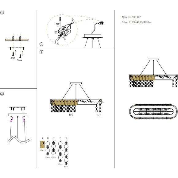 Хрустальная подвесная классическая люстра Favourite Modus 4782-10P Хрустальная подвесная классическая люстра Favourite Modus 4782-10P