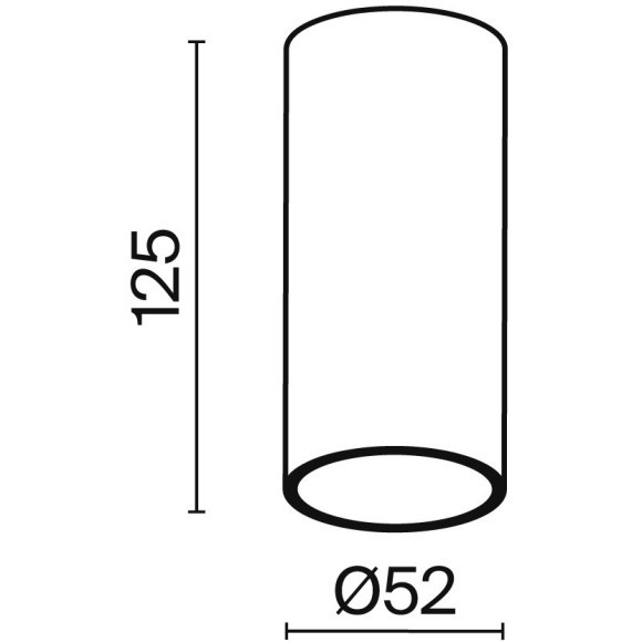 Потолочный светильник Technical C056CL-L12W3K-W-D-W