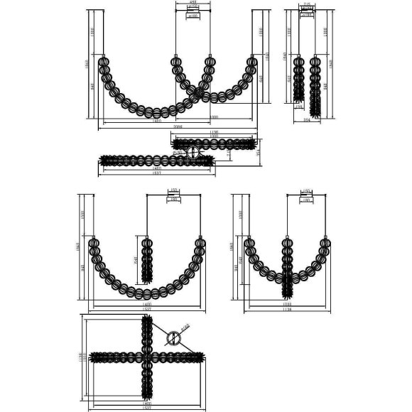 Подвесной светильник Maytoni MOD216PL-L55G3K Подвесной светильник Maytoni MOD216PL-L55G3K