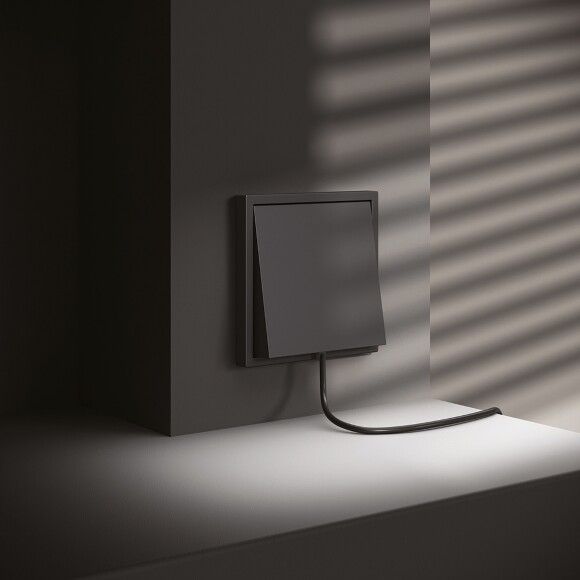 VLS080207 Вывод для кабеля диаметром до 7 мм графитового цвета VOLTUM S70 (графит)