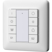 Кнопочная настенная панель Maytoni 2 сцены, 1 группа DALI DT8 RGBW 721051