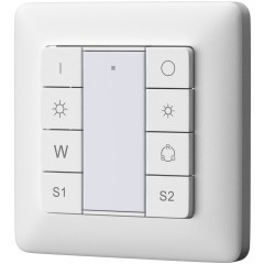 Кнопочная настенная панель Maytoni 2 сцены, 1 группа DALI DT8 RGBW 721051