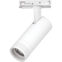 Однофазный двужильный трековый спот 12W 840LM 2700;4000;6000К 20-55 град Canno Pro Lightstar C4126SS