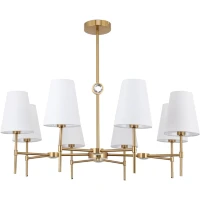 A4104LM-8PB Arte lamp DEBORA Подвесная люстра на штанге на 8 плафонов