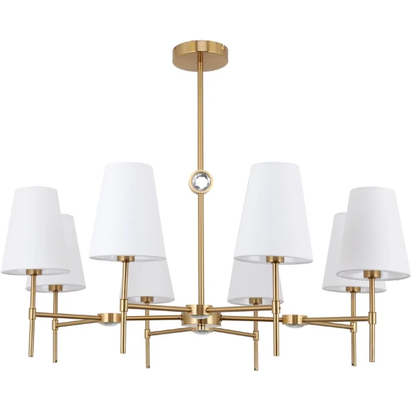 A4104LM-8PB Arte lamp DEBORA Подвесная люстра на штанге на 8 плафонов