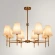 A4104LM-8PB Arte lamp DEBORA Подвесная люстра на штанге на 8 плафонов