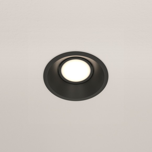 Встраиваемый светильник Maytoni DL028-2-01B Dot под лампу 1xGU10 50W