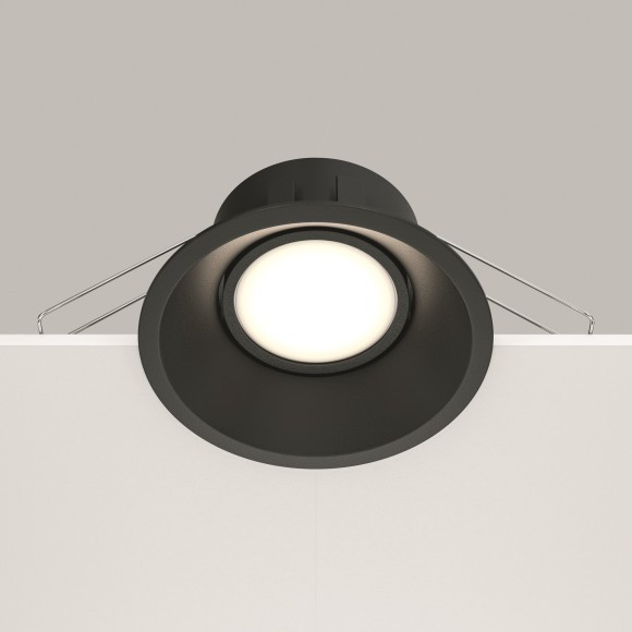 Встраиваемый светильник Maytoni DL028-2-01B Dot под лампу 1xGU10 50W