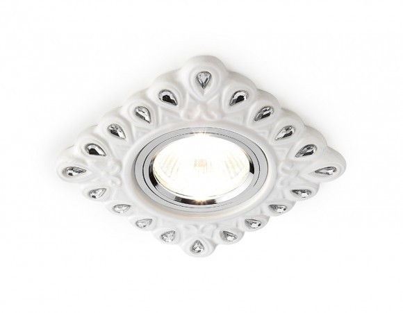Встраиваемый светильник Organic Spot D5550 W/CL белый прозрачный керамика