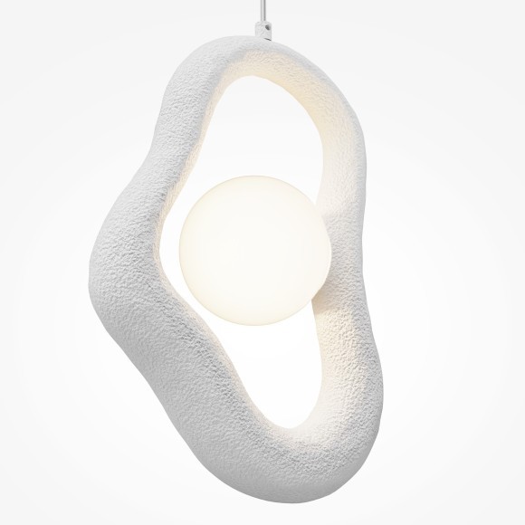 Подвесной светильник с плафоном под камень и лампой G9 Maytoni Opus MOD380PL-01W