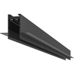 ST021.439.00H Шинопровод черный магнитный 3м встраиваемый в ГКЛ 12.5мм SKYLINE 220