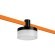 Светильник трековый 48V 6W 4000K 120° черный Due Hermes Lightstar 210647