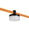Светильник трековый 48V 6W 4000K 120° черный Due Hermes Lightstar 210647
