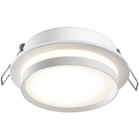 371035 Белый встраиваемый круглый светильник под лампу GX53 макс. 12Вт 220-240V IP20 Novotech LIRIO