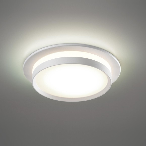 371035 Белый встраиваемый круглый светильник под лампу GX53 макс. 12Вт 220-240V IP20 Novotech LIRIO