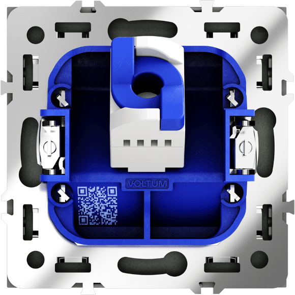 VLS060107 Розетка компьютерная RJ45 категории 6Е (для проводов CAT5-CAT6 до 10 Гбит/сек) графитового цвета VOLTUM S70 (графит)