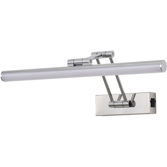 Lightstar Noce 201134 Хромированная светодиодная подсветка для картин и зеркал шириной 43см, с выключателем на корпусе и CCT переключением цветности на драйвере, 9Вт 3000;4000;6000К 780Лм CRI90 Lightstar Noce 201134 Хромированная светодиодная подсветка для картин и зеркал шириной 43см, с выключателем на корпусе и CCT переключением цветности на драйвере, 9Вт 3000;4000;6000К 780Лм CRI90