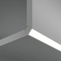 Maytoni ALM-5022-S-2M Угловой встраиваемый в ГКЛ алюминиевый профиль скрытого монтажа, без фланца, размер 2000x50x22мм, ленты до 10мм, ширина световой линии 11мм, рассеиватель и торцевые заглушки в комплекте Maytoni ALM-5022-S-2M Угловой встраиваемый в ГКЛ алюминиевый профиль скрытого монтажа, без фланца, размер 2000x50x22мм, ленты до 10мм, ширина световой линии 11мм, рассеиватель и торцевые заглушки в комплекте