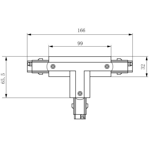 Соединитель Accessorises TRA005CT-31B-R