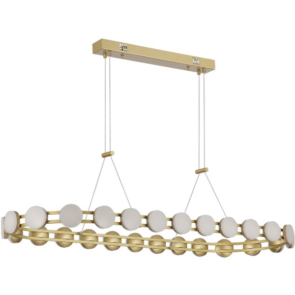 SL6610.203.26 Люстра светодиодная, золотого цвета, дневного света, 50W 4000K 5000Лм MONRO SL6610.203.26 Люстра светодиодная, золотого цвета, дневного света, 50W 4000K 5000Лм MONRO