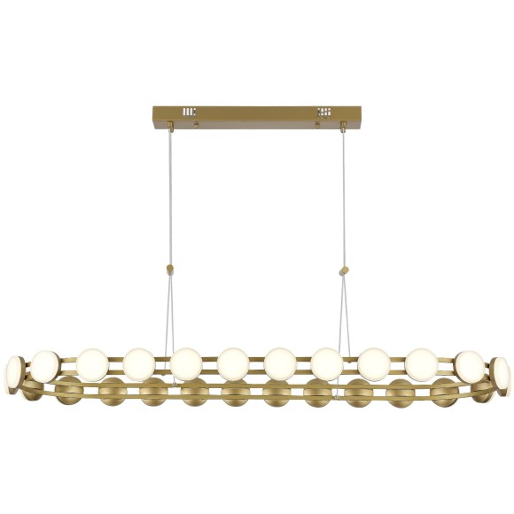 SL6610.203.26 Люстра светодиодная, золотого цвета, дневного света, 50W 4000K 5000Лм MONRO SL6610.203.26 Люстра светодиодная, золотого цвета, дневного света, 50W 4000K 5000Лм MONRO