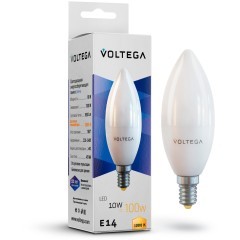 Светодиодная лампа Voltega Simple Candle 10W 3000K E14 180° 7241