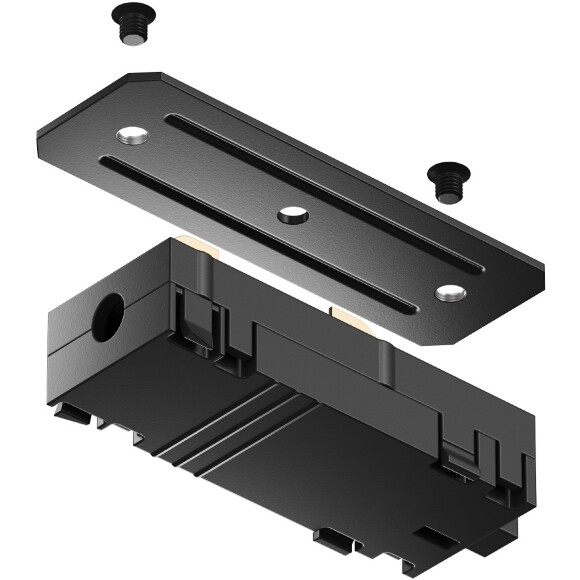 Соединитель питания прямой Smart 220V Denkirs TR2101-BK