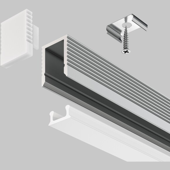 Профиль Led Strip ALM-0809-S-2M