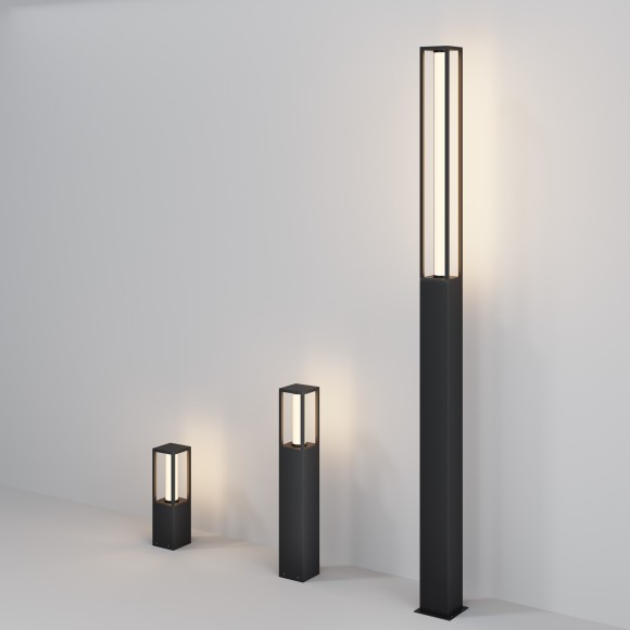 Садово-парковый уличный светодиодный столб высотой 2.5м LED 25Вт RA80 1650лм 3000К Maytoni Outdoor Expo O480FL-L25B3K