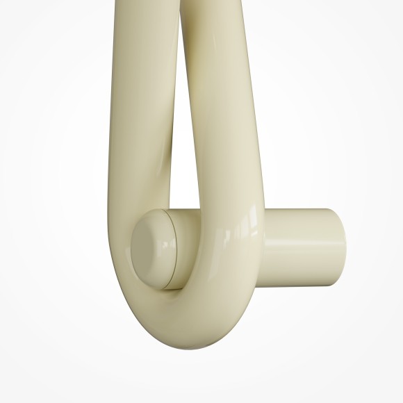 MOD476WL-02BG Настенный светильник (бра) без выключателя, 2 лампы G9, белое основание, стеклянные плафоны, Maytoni Vortex