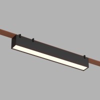 DK5674-BK Cветильник для трека-ремня Belty Smart, серия Linear, со светодиодом, L323*W40*H45мм, 48V DC, 12W, RA90, 120°, 2700-6500K, IP20, черный, алюминий