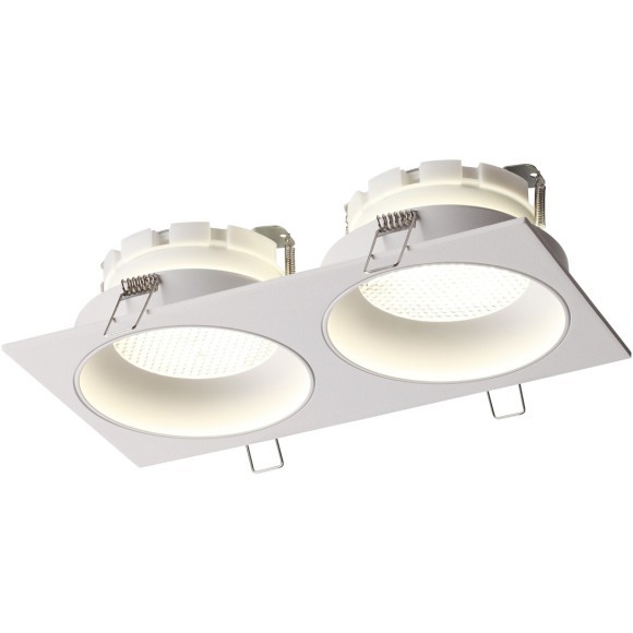 Светильник встраиваемый Novotech WIR IP20 2xGX53 макс 12Вт 220-240V Novotech GEMINI 371007