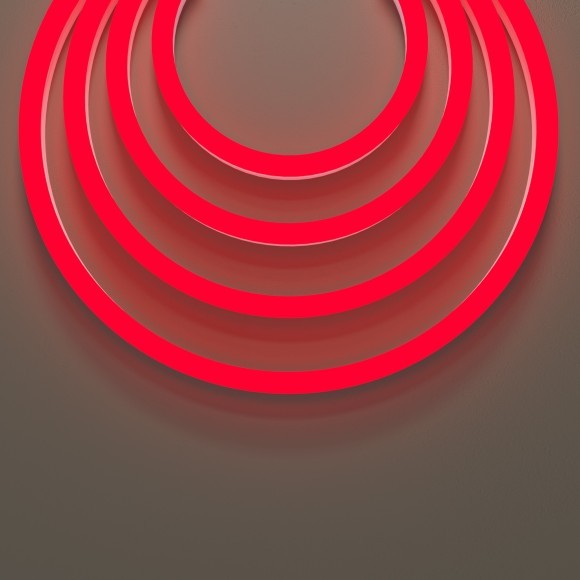 Гибкий неон Maytoni 25x13 220В 8Вт/м Red IP65 50м 201233 Гибкий неон Maytoni 25x13 220В 8Вт/м Red IP65 50м 201233